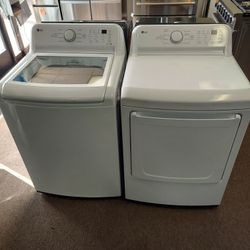 LG Top Load Washer / Gas Dryer Set