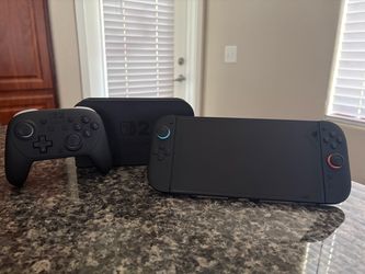 Nintendo switch 2 with pro controller and case
