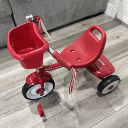 Kids Red Radio Flyer Tricycle 