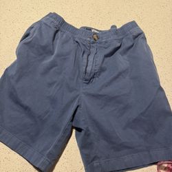 Vineyard Vines Men’s Small Navy Flat Front 7’ Shorts(98% Cotton/Spandex)