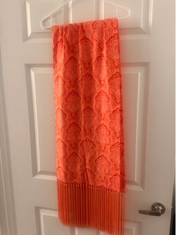 Michael Kors, Orange Paisley Scarf