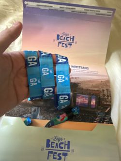 baja beach fest SAT ONLY, 3 tickets available GA