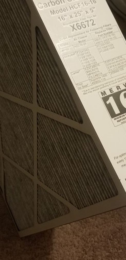 Healthy climate filter model HCF16-16 .16"25"5"