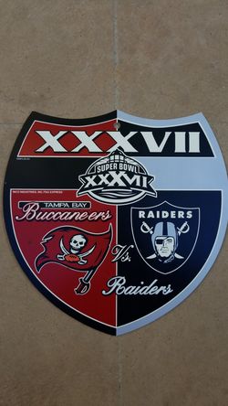 Super Bowl XXXVI sign
