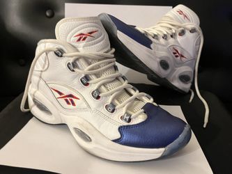 Men’s size 10.5 Reebok Question Iverson (Philly Blue Pearl Toe)