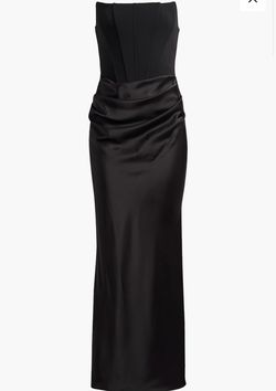 Brand new all black BETSY AND ADAM DRESS SIZE 6 , never worn