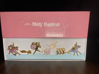Disney Mary Poppins 40th Anniversary 6 Pin Set LE 1000 (RARE) February 1st 2004, Asking $375
