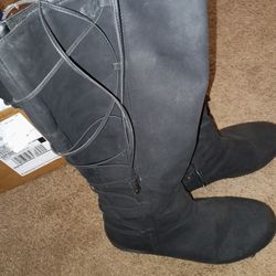 Black Suede Women's boots 12