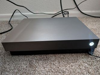 Xbox one x limited edition gold rush console