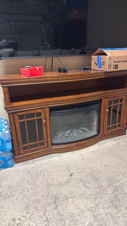 Electric Fireplace TV Stand Console