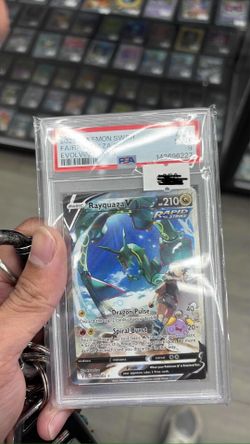 Pokemon psa slab rayquaza evolving skies psa 9