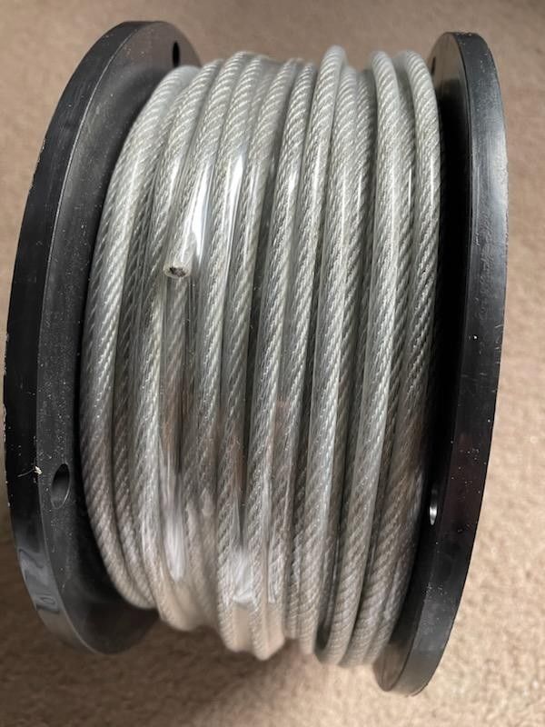 Never Used Coated Cable.