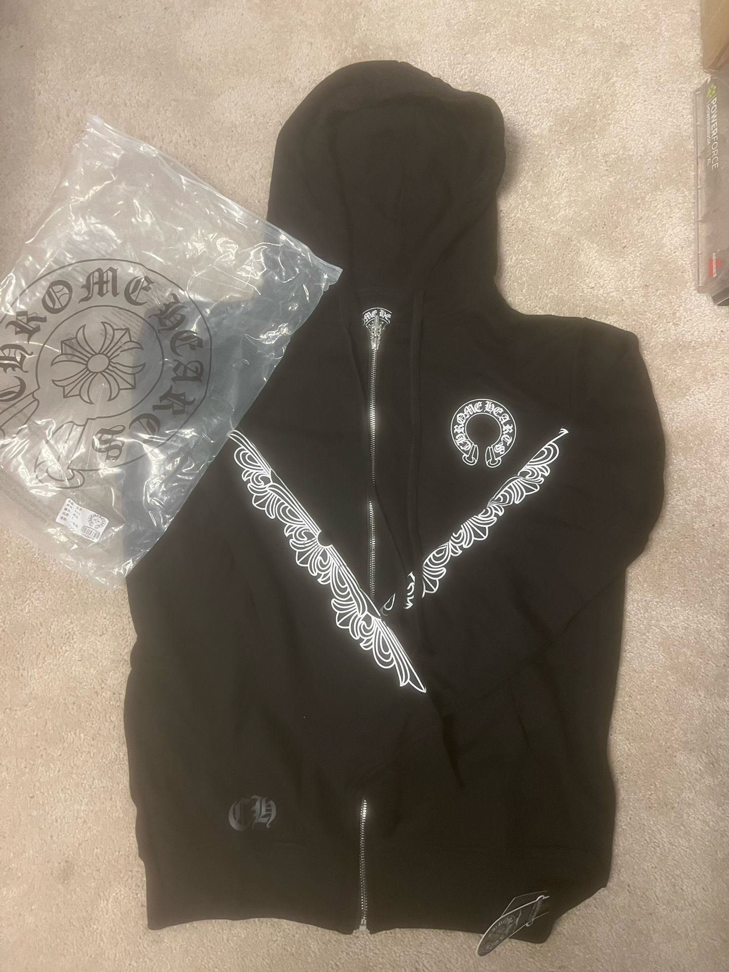 Chrome hearts Black Zip Up
