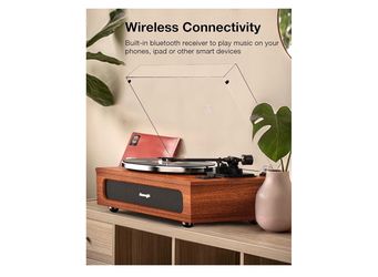 New in box record player. Two speed with Bluetooth and built in speakers. $159 in Amazon.