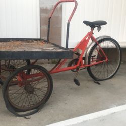 Vintage bike cart 
