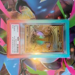 PSA 10 Gold Mega Charizard X EX
