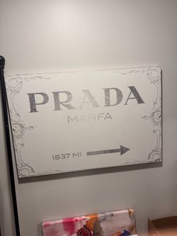 Prada Marfa Canvas Wall Art