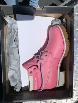 Pink women CAT boots