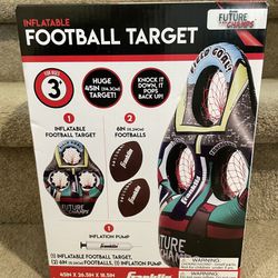 *NEW Inflatable Football Target & Balls 
