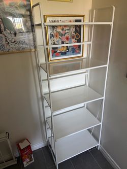 White shelf