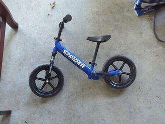 Strider Kids Balance Bike Blue