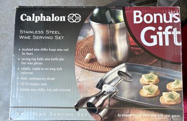 Brand new wine serving set