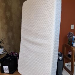 Twin Mattress + Bed Frame 
