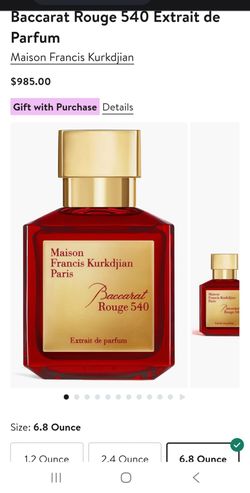 Men's Cologne: Baccarat Rouge 540
