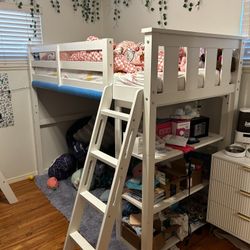 Twin bunk Beds: White - 2 Available 