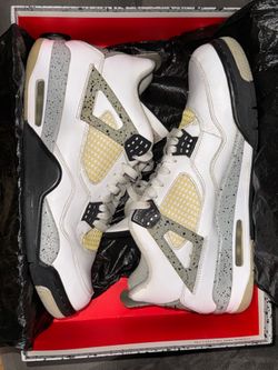 Air Jordan 4 Retro White Cement 2016 Men’s Size 10.5