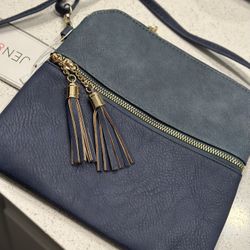 Blue Crossbody Purse New