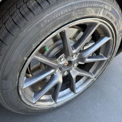 5 Tesla Michelin Foam Inside Tires