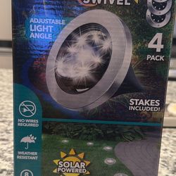 Brand new Bell + Howell Disk Lights (Swivel) 4-pack.