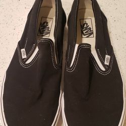 Mens VANS.. SHOES CHECKER.. AND BLACK..