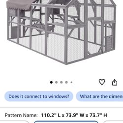 9' X 6' Walk-in Catio