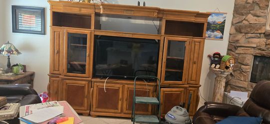 Entertainment center Solid Wood
