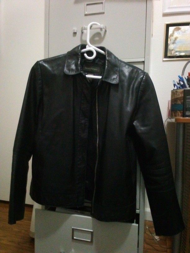 Women's Medium Size Dress Leather Jacket