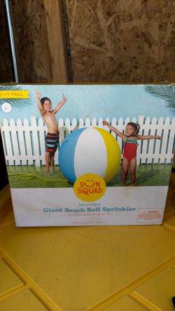 Giant beach ball sprinkler