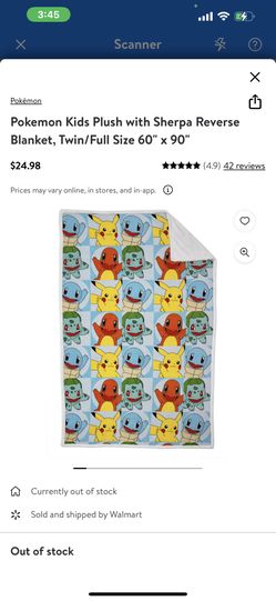 POKÉMON SHERPA BACKED BLANKET 