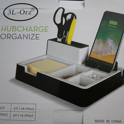 Nightstand / Desk Hubcharger Organizer 