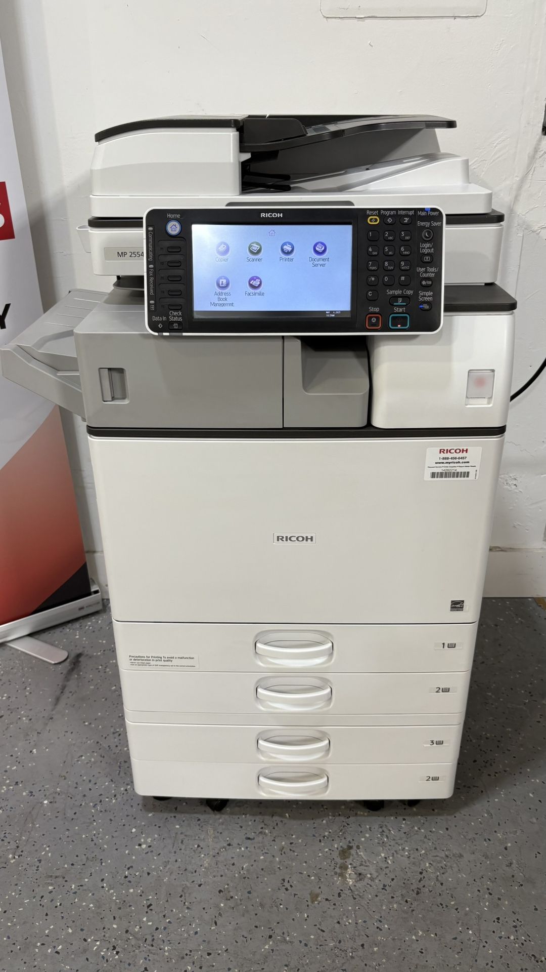 Printer Ricoh Mp2554 Laser Copier Machine
