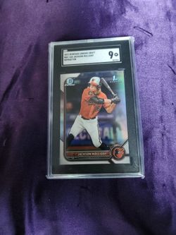 2022 Jackson Holliday MT 9 Graded Card
