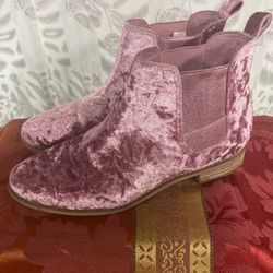 Women Toms Velvet Ankle Boots