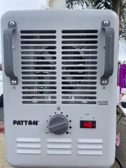 PATTON PUH680-N 1500W Full Solid Metal Space Heater -