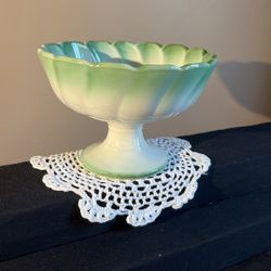 USA Pottery Pedestal Dish