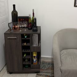 Bar Wine Cart