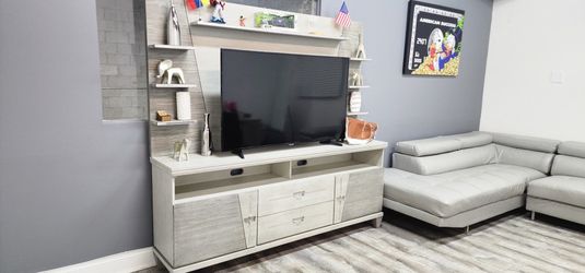 Tv 55 Samsung And Tv Wood Furniture