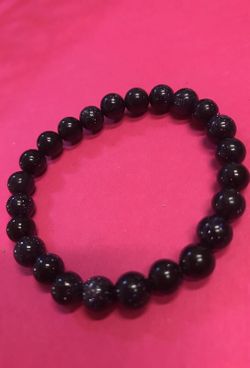 Blue sandstone bracelet
