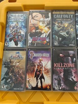 Video Games: PlayStation Portable and PSVita [Check Description For Price Per Item and Pickup Location]