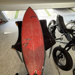 Rusty Single Fin Surfboard 